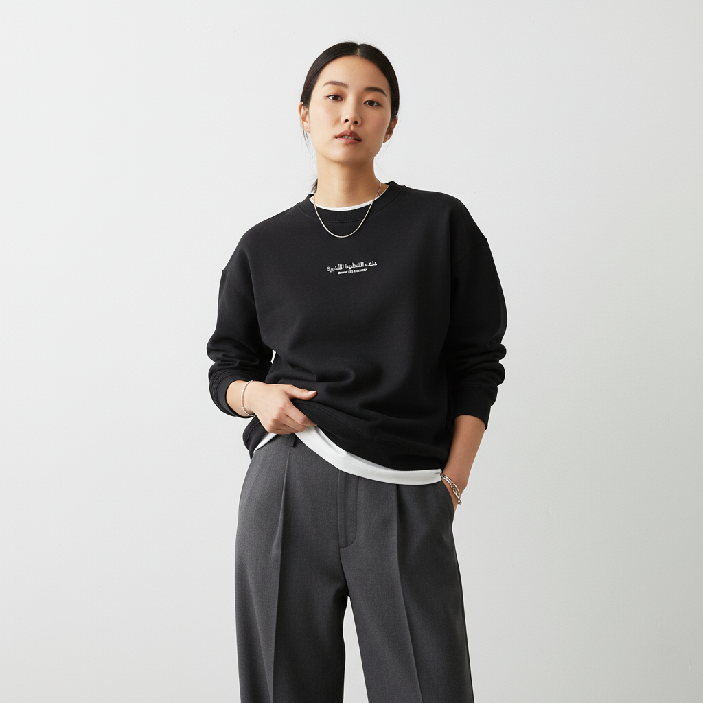 LOOSE FIT UNISEX SWEATSHIRT "Behind The Last Step"