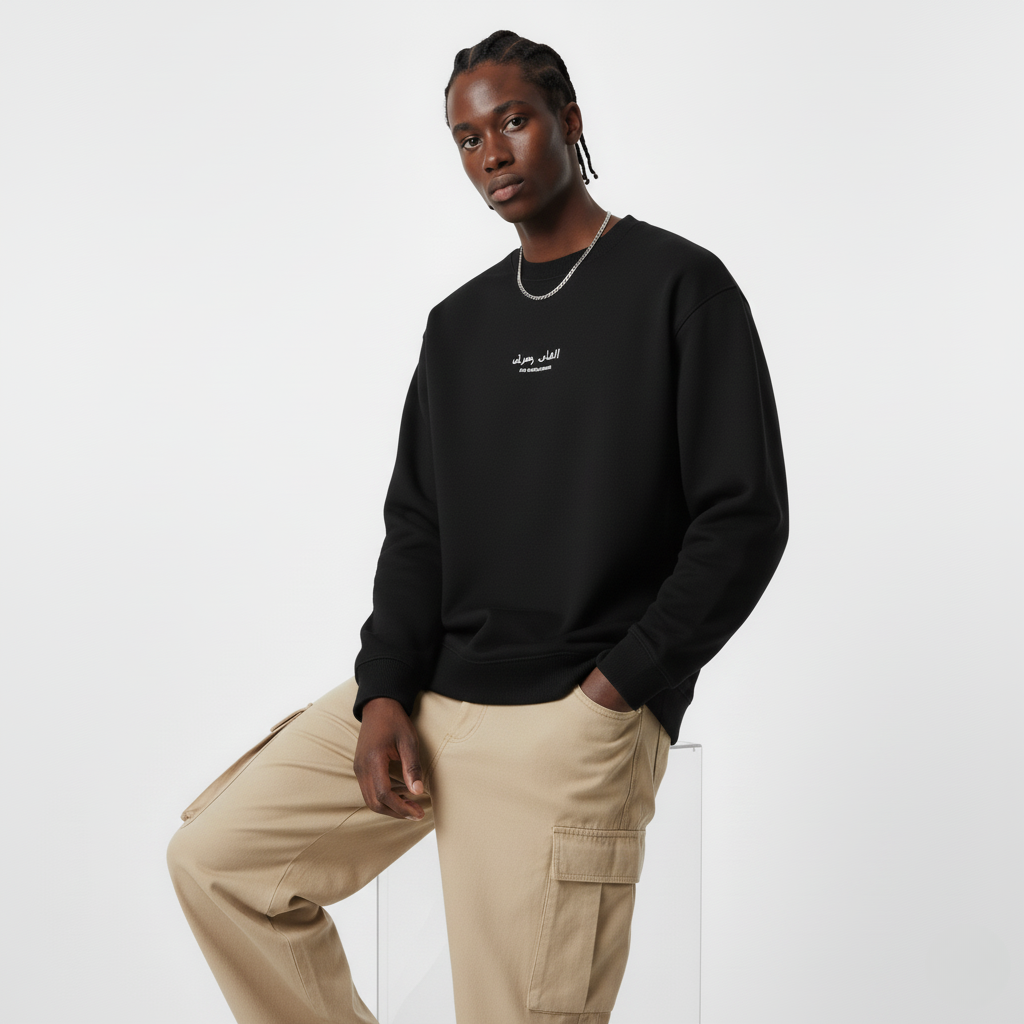 LOOSE FIT UNISEX SWEATSHIRT "The heart knows"