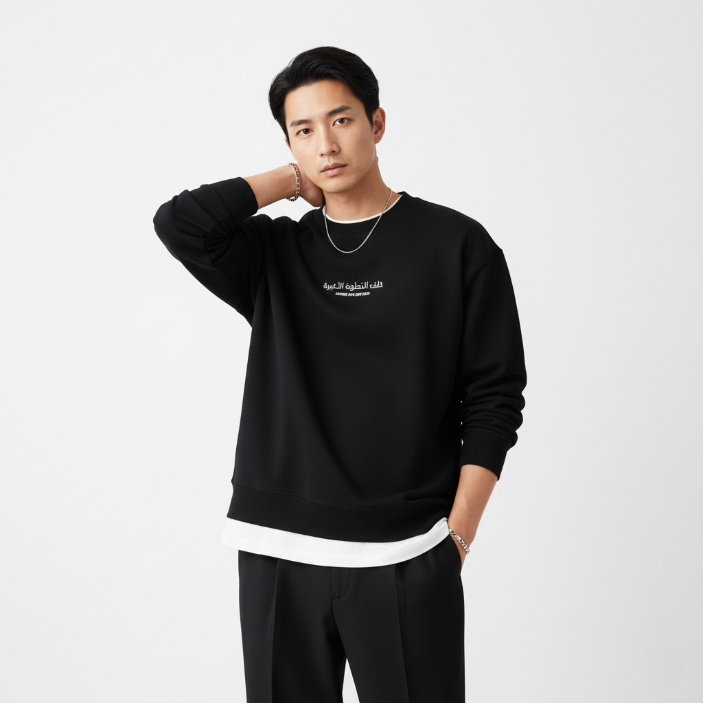 LOOSE FIT UNISEX SWEATSHIRT "Behind The Last Step"