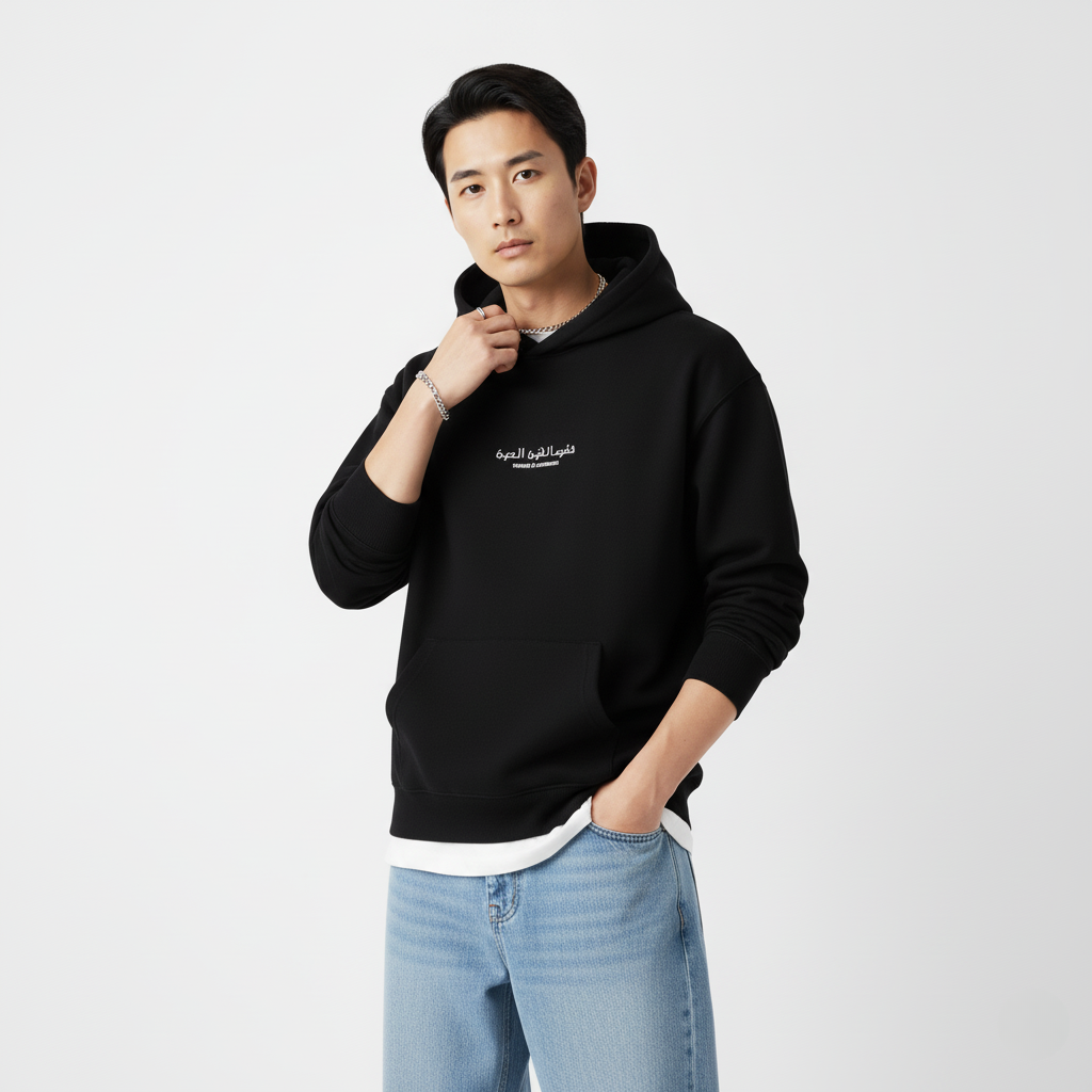 LOOSE FIT UNISEX HOODIE "Behind The Last Step"