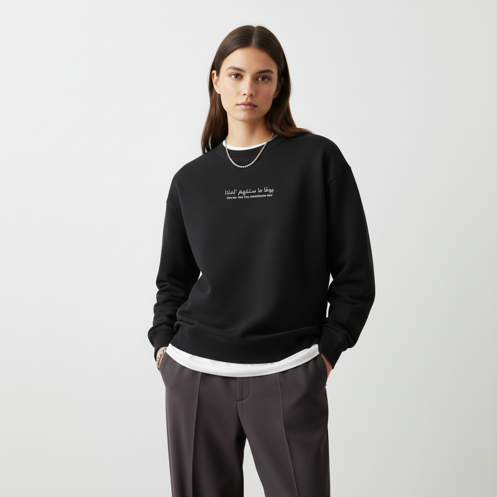 LOOSE FIT UNISEX SWEATSHIRT "One Day You Will Understand Why"