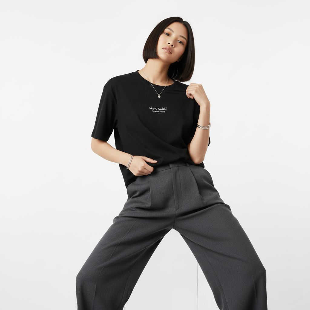 LOOSE FIT UNISEX T-SHIRT "The heart knows"