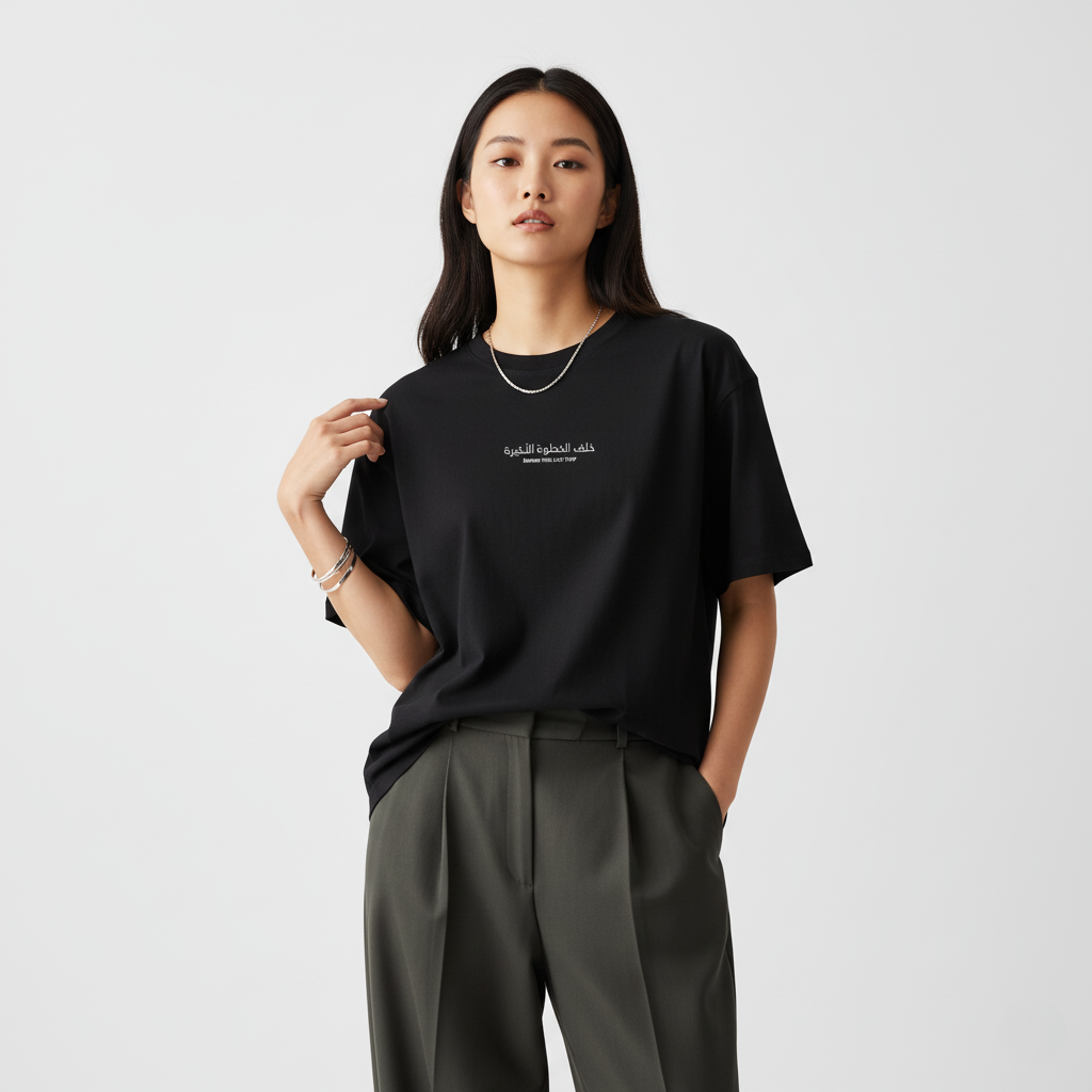 LOOSE FIT UNISEX T-SHIRT "Behind The Last Step"